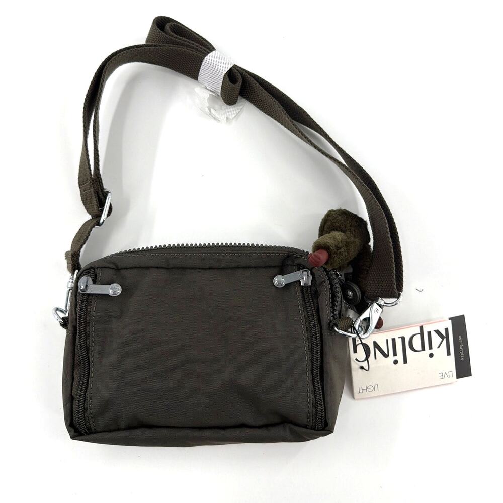 Kipling Field Green Merryl U 2 Crossbody Bag - Picture 5 of 11